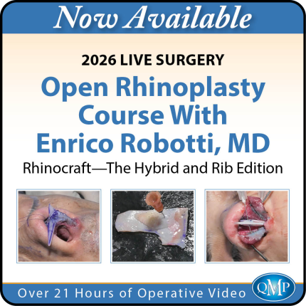 2026 Live Surgery Open Rhinoplasty Course With Enrico Robotti, MD Rhinocraft